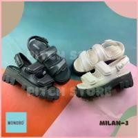 ราคา Monobo รองเท้าแตะรัดส้นสูงผู้หญิง รุ่น Milan 3 (5-8) (1735078347006773234)