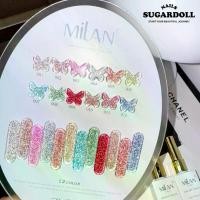 ราคา 【พร้อมส่งในBangkok】สีเจลแฟลช ยาทาเล็บเจล 12 สี Milan เจลกลิตเตอร์ประกายวิ้งค์ สีแน่น สีเจลทาเล็บ สี แถมชาร์ทสี(ทามาให้แล้ว พร้อมใช้งาน) 15 มล.ติดทนนาน (1732371710832772553)