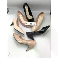 ราคา รองเท้าคัชชูหัวแหลมส้นเข็ม หนังแก้ว สูง2นิ้ว มี4สี ขาว ครีม นู๊ด ดำ(ฺBelongse) คําแนะนําผลิตภัณฑ์ใหม่ของเดือนนี้ (1734190314444391794)
