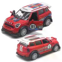 ราคา รถ Mini Cooper รุ่นラリー สเกล 1:32 สีสันสดใส, รุ่นปรับแต่ง, โมเดลรถที่มีประตูเปิดได้, ของเล่นสำหรับเด็ก (1735279459677865946)
