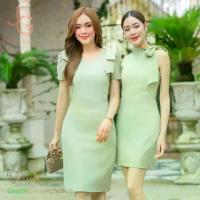 ราคา เขียวพาสเทลชุดเดรสออกงาน เดรสลูกไม้ ธีมสีเขียว เดรสสวยๆ ชุดสวย ราคาถูก พร้อมส่ง มีไซส์ S M L XL ลิป เจลลี่ ทิ้นออยล์ คุณ โลมา (1734529835814258090)