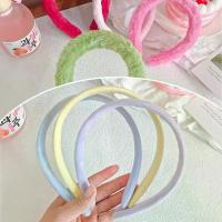 ราคา ที่คาดผม สีเรียบง่าย ตกแต่งสีพาสเทล สำหรับสุภาพสตรี ล้างหน้า แต่งหน้า มาส์ก เครื่องประดับผม สไตล์ใหม่ (1730382877157460946)