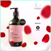 ราคา cod Liquid Castile Soap 500ml Body Wash in Rose (1735563136459704162)