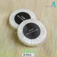 ราคา PRAKAIVANICH สบู่ก้อนห่อจีบ 15g 【100 ก้อน】 "ขายดียอดนิยม" แปะสติกเกอร์ SOAP สบู่โรงแรม สำหรับรีสอร์ท (1735554894086112546)