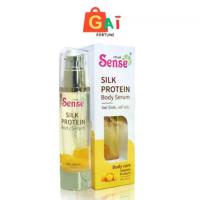 ราคา Sense (เซนต์) โปรตีน บอดี้ เซรั่มบำรุงผิวหน้า สกัดเย็นจากน้ำมันมะพร้าว / เซรั่มรังไหม ขวด100 ML (1734364443866073004)