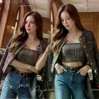 ราคา #Cotton Candy เสื้อเบลเซอร์+เกาะอก New Maria korea top คําแนะนําผลิตภัณฑ์ใหม่ของเดือนนี้ (1735485346297775993)