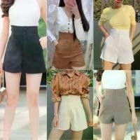 ราคา (B) กางเกงขาสั้นเอวสูงกระดุมคู่ ผ้าฮานาโกะ งานป้าย พร้อมส่ง มีเก็บปลายทาง บลัชชมพู glossy tint ดิน สอ คิ้ว สาย ป่า (1734700458963862972)
