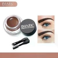 ราคา IMAGIC Waterproof Non-Removing Makeup 6-Color Eyebrow Cream with Brush Long-Lasting Setting Eyebrow Dye Makeup (1733938953515730079)