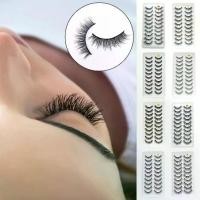 ราคา 10 Pairs False Eyelash Natural 3D Fluffy Eyelash Extensions Thick Wispy Eyelash False Eyelashes (1733431211168924748)
