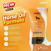 ราคา NAGANO | WHITE PERFECT CLEANSING FOAM นากาโนะ ไว้ท์ เพอร์เฟค คลีนซิ่ง โฟม With Horse Oil_NG 1047 (1735362738001053049)