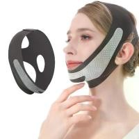 ราคา Graphene V Line Lifting Mask, Face Lifting Strap for Sleeping, Reusable & Adjustable Chin Strap for Jawline Lifting, Double Chin Lifting Straps for Women, Black (1735053029391435739)