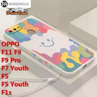 ราคา เคสโทรศัพท์สำหรับ OPPO F5 OPPO F7 OPPO F9 OPPO F11 OPPO F11 Pro F5 เยาวชน F1s การ์ตูนน่ารัก หน้ายิ้ม ขอบตรง เคส TPU ฝ้า เคสซิลิโคนนิ่ม + สายสั้น (1729622221653903726)