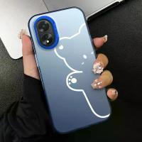 ราคา เคสโทรศัพท์, สำหรับ OPPO A38 A18 4G, กึ่งโปร่งใส, บางเฉียบ, ฝ้า, เคส (1729974739990645644)
