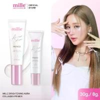 ราคา [COD] [tiktok]Mille ไพรเมอร์ออร่า หน้าฉ่ำวาว Brightening Aura Collagen Primer (1734331494251857903)