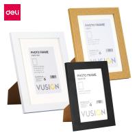 ราคา Deli กรอบรูป กรอบรูปมินิมอล ขนาด 4x6 5x7 6x8 นิ้ว ดีไซน์เรียบๆ ขาว ดำ สีไม้ หูแขวนผนัง ภาพเสริมที่ระลึก โลหะ (1729428906426992751)
