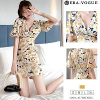 ราคา Eravogue - เดรสผู้หญิง เดรสสีเหลือง เดรสไปงานแต่ง ชุดไปทะเล เดรสมินิ เดรสผ้าซาติน เดรสลายดอก เดรสออกงาน เดรสเซ็กซี่ เดรสเกาหลี 4075 (S-XL) Clothing Dress Women เสื้อผ้า (1729436401205938217)