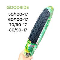 ราคา ยางนอก ลายดรีม Goodride (H699) 50/100-17 (2.00-17) 60/100-17(2.25-17) 70/90-17(2.50-17) 80/90-17(2.75-17) ยางไทยคุณภาพดี เกินราคา ยางนอกมอเตอร์ไซค์ Motorcycle (1729588205389056733)