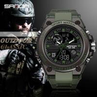 ราคา นาฬิกาสปอร์ตสำหรับผู้ชาย AW24 SANDA 739 กันน้ำ จอแสดงผลแอนะล็อก-ดิจิตอล (1729644602428525203)