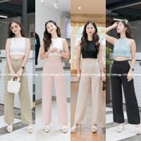 ราคา G12 กางเกงผ้าฮานาโกะ ขากระบอกกลาง เอวสูง ซิปข้าง สินค้างานป้ายไซส์S-2XL-5สี ผู้หญิง เสื้อผ้า Clothing Women Pants Lady กางเกง สีเขียว ฮานาโกะ (1729719932717074720)