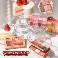 ราคา Sivanna Eyeshadow HF620 อายแชโดว์+บลัชออน แบบ2ชั้น setแต่งหน้า เครื่องสำอาง ใบหน้า cosmetic (1729785193562671482)