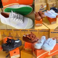 ราคา Nanyang นันยาง รองเท้าผ้าใบนันยาง รองเท้าผ้าใบนักเรียนพื้นเขียว ไซส์ 28-48 รุ่น 205-S รองเท้านักเรียน สีน้ำตาล, สีขาว, สีดำ รองเท้านันยางราคาถูก คุณภาพดี รองเท้านันยางของแท้ (1730249946660178548)