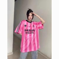 ราคา เสื้อยืดคอกลม ผ้าเรยอน สีฟ้าชมพู นิ่มใส่สบาย เหมาะกับอากาศร้อน Y111 Clothing Lady (1730377479744555782)