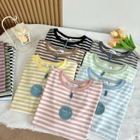 ราคา BB95 เสื้อยืดลายริ้ว พรีเมี่ยม ผ้าคอตตอนนุ่ม ไม่บาง Supper Soft (ป้าย Only.U ของแท้) (1730418244149086504)