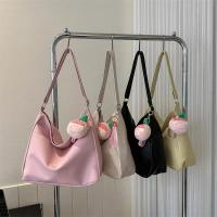 ราคา กระเป๋าสะพายข้างมี9สี จุของได้เยอะ สไตล์เกาหลี เรียบง่าย มีซิป หนังPU ใบใหญ่ (ไม่มีจี้ห้อยกระเป๋า) (1730508657700604088)