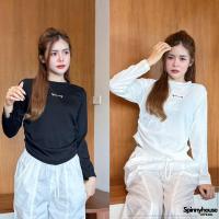 ราคา SpinnyHouse เสื้อยืดแขนยาว แต่งจั๊มช่วงเอว ผ้าร่องญี่ปุ่น ผ้ายืดเยอะมาก สาวอวบใส่ได้ ปักโลโก้น่ารัก ใส่เที่ยว สไตล์มินิมอลสุด รุ่น ร่องยาวปัก (1731475267903129819)