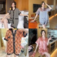 ราคา Yadelle ชุดนอนผู้หญิง รุ่น M-2XL ผ้าซาตินเย็นสบายแขนสั้นสไตล์ญี่ปุ่น สำหรับฤดูร้อน ดีไซน์เปิดหน้าเบาๆ หลากหลายลาย (1731607554548403135)