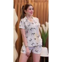 ราคา เซ็ท2ชิ้นเสื้อกางเกง ฮาวายทรงเข้ารูป ไหมอิตาลี่ ร้อนๆ - Women, Clothing, ผู้หญิง (1731781816321214477)