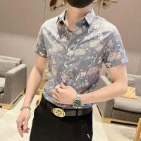 ราคา เสื้อเชิ้ตแขนสั้นสไตล์เกาหลีสำหรับผู้ชายฤดูร้อนแฟชั่นใหม่ล่าสุดพิมพ์ลายดอกไม้ลายดอกไม้เสื้อสะดวกสบายเสื้อผ้าไหม เสื้อแฟชั่นผู้ชาย เสื้อผู้ชายทรงเอ เสื้อวินเทจผู้ชาย (1731807423968676433)