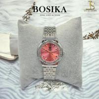 ราคา (L47) นาฬิกาข้อมือหญิง BOSIKA นาฬิการุ่นใหม่ หน้าปัดกลม ประดับเพชร สวยหรู คลาสสิคตลอดกาล สินค้าแท้ 100% (1732087256784734228)