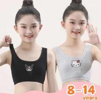 ราคา สปอร์ตบรา วัสดุผ้าฝ้าย สไตล์วัยรุ่น ดีไซน์ Kawaii Sanliou สำหรับเด็ก เสื้อชั้นใน เสื้อกั๊ก ชุดชั้นใน เหมาะสำหรับหญิงสาววัยรุ่น อายุ 8-14 ปี บราฝึกขนาดเล็ก (1732148370233722936)