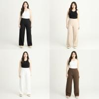 ราคา กางเกงขายาว (S-7XL) ทรงกระบอกซิปข้างวัดเอวสูง กระเป๋าใช้งานได้จริง *ห้ามเผื่อไซส์* รุ่น P14 - Mesave (1732301057090685347)