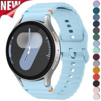 ราคา สายซิลิโคนสำหรับ Samsung Galaxy Watch 7 6 5 4 40mm 44mm 5Pro 45mm, สายรัดข้อมือ, เข้ากันได้กับ Galaxy Watch 4 6Classic 43mm 47mm Band, การออกแบบดั้งเดิม สีดำ (1731147862478522691)