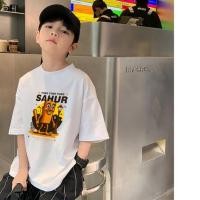 ราคา เสื้อยืดเด็ก Tung tung tung Sahur กราฟิกตลก 7 สีผ้าฝ้ายด้านบน COD จัดส่งจากกรุงเทพฯ ผ้าฝ้าย 90-150CM (1731578952449885286)