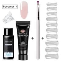 ราคา ชุดเจลต่อโพลี, 5PCS, เจลยูวีโพลี, ใส/ชมพูอะคริลิค, ต่อเล็บสร้างเร็ว, เจลกาวแช่, เครื่องมือทำเล็บ (1731531892421724648)