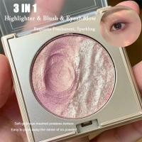 ราคา แป้งไฮไลท์ บลัชออน และอายแชโดว์ JADED 3 In 1 ผงนางฟ้ากลิตเตอร์เพชร ชิมเมอร์ วอเตอร์ไลท์ บลัชออน คอนทัวร์ สำหรับใบหน้าและร่างกาย อิลลูมิเนเตอร์ เครื่องสำอางแต่งหน้า (1730412585264646589)