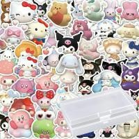 ราคา 200 Sanrio สติกเกอร์การ์ตูนน่ารัก DIY DIY สติกเกอร์ตกแต่งพร้อมกล่องโปร่งใสสําหรับคอมพิวเตอร์โทรศัพท์มือถือจักรยานไอเดียกันน้ําคุณภาพสูง (1732221469279029987)