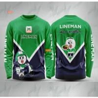 ราคา เสื้อ Lineman สีกรมท่า เสื้อเชิ้ตแขนยาว Lineman เสื้อเชิ้ต Lineman Racer เสื้อเชิ้ต GrabFood เสื้อเชิ้ตผู้ชาย เสื้อเชิ้ตแขนยาว ลายทาง (1731646758036603924)