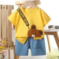 ราคา Babyเสื้อผ้าเด็ก ชุดฤดูร้อนเด็ก ชุดกางเกงขาสั้นชุดเด็กลายการ์ตูนน่ารัก ผ้านิ่ม ใส่สบาย พร้อมส่งจากไทย เหมาะสำหรับเด็กอายุ 6เดือน - 6ปี "DA-C" เด็กหญิง เด็กผู้ชาย boy suit|set (1730833144608361342)