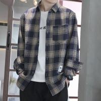 ราคา เสื้อเชิ้ตลายสก๊อต แขนยาว สำหรับผู้ชาย ลำลอง ทรงหลวม นิ้วบาง แจ๊กเก็ต (1730340994587920890)