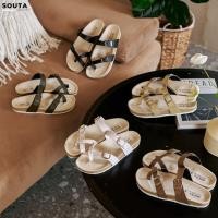 ราคา The Kimono - Souta รองเท้าแตะสไตล์วินเทจ ไบเก้น รุ่นไขว้ >> ไซส์ 35-45 *ลด1ไซส์* (1729662047931763486)