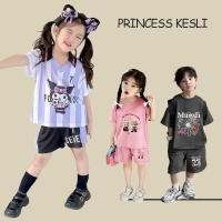 ราคา ชุดเซ็ทเด็กแฟชั่น เสื้อแขนสั้นและกางเกงขาสั้น สไตล์เกาหลี นุ่มสบาย สําหรับเด็กผู้ชาย และเด็กผู้หญิง (1731909497673319872)
