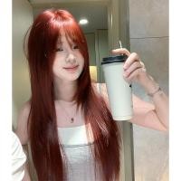 ราคา GDS Wigs วิกผมตรงสไลด์เลเยอร์สีไวน์แดง มีหน้าม้า (ยาว 75 cm) (1731849835630003847)