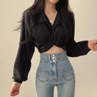 ราคา มีโปรโมชั่นลดราคา เสื้อเชิ้ตเเขนยาว เสื้อเชิ้ตลำลอง เสื้อเชิ้ตเเฟชั่น เสื้อเชิ้ตเเขนยาว เสื้อเชิ้ตวัยรุ่น Clothing Lady Women ผู้หญิง (1729647217033840717)