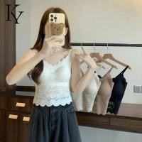 ราคา KY.Life-106-【สายเดี่ยวลูกไม้ลายยาวตัว】เสริมอกเน้นสัดส่วนเซ็กซี่เนียนสนิท เบาสบายไร้แรงกดทับ (1731646979166800443)