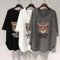 ราคา เสื้อยืดสาวอวบอ้วนไซส์ใหญ่ oversize เสื้อผ้าแฟชั่นฤดูร้อนมาใหม่ เสื้อโอเวอร์ไซส์ผู้หญิงสวยๆ ทรงหลวมสไตล์เกาหลีน่ารัก Clothing Lady Women Tshirt (1730793506505460058)