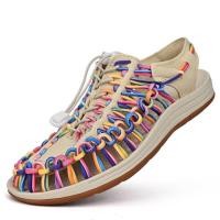ราคา รองเท้ารัดส้น ชาย หญิง เชือกถักสาน รองเท้าเดินป่า Size 35-46 รองเท้ารบกวน รองเท้าชายหาด รองเท้าสาน รองเท้าแตะ (1732303384571250822)
